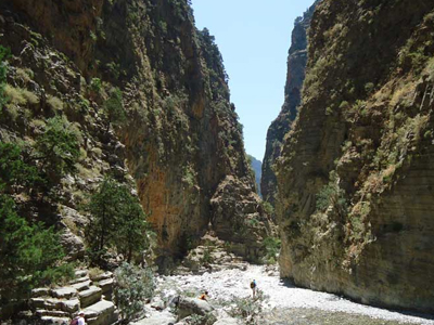 Αυξημένη η κίνηση στο Φαράγγι της Σαμαριάς τον Οκτώβριο